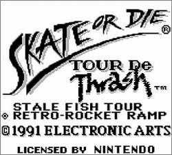 Pantallazo de Skate or Die: Tour De Thrash para Game Boy