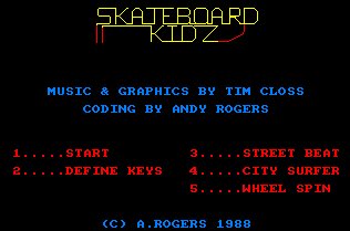 Pantallazo de Skateboard Kidz para Amstrad CPC
