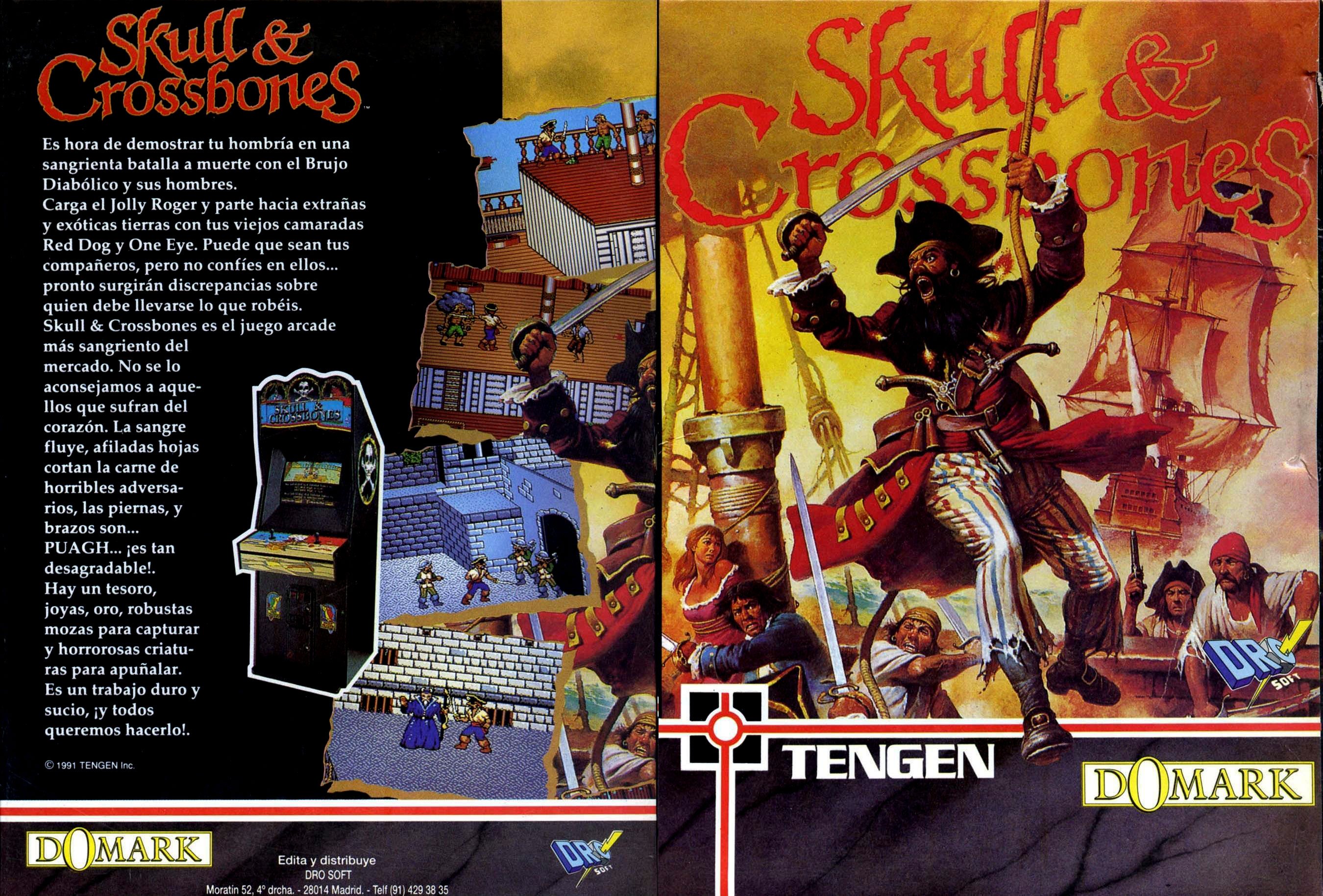 Caratula de Skull & Crossbones para Amstrad CPC