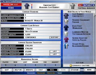 Pantallazo de Sky Sports Football Manager Season 01/02 para PC