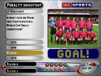 Pantallazo de Sky Sports Football Quiz para PlayStation