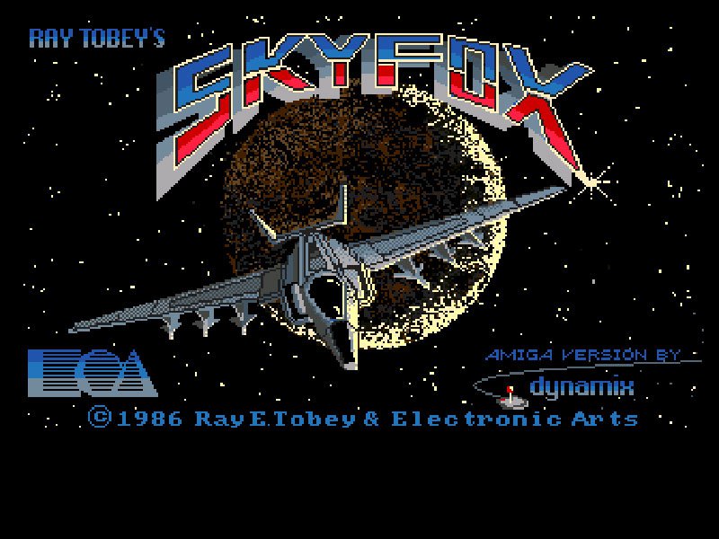 Pantallazo de Skyfox para Amiga