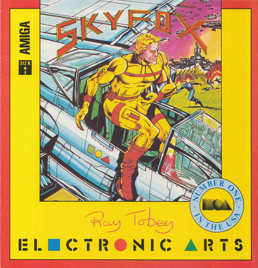 Caratula de Skyfox para Amiga