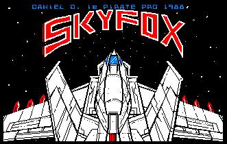 Pantallazo de Skyfox para Amstrad CPC