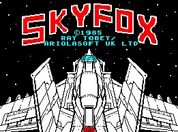 Pantallazo de Skyfox para Spectrum