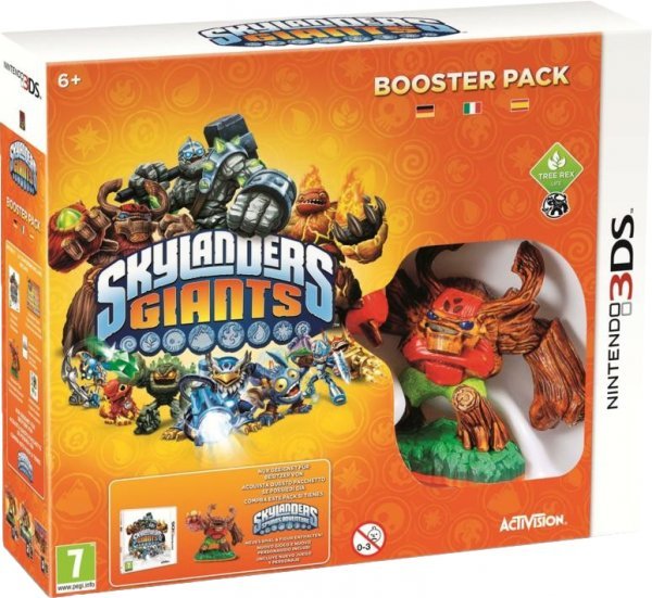 Caratula de Skylanders Giants Booster Pack Expansión para Nintendo 3DS