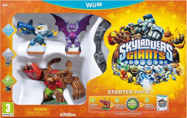 Caratula de Skylanders Giants Pack De Inicio para Wii U