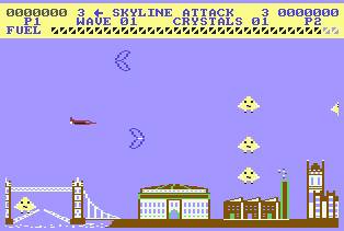 Pantallazo de Skyline Attack para Commodore 64
