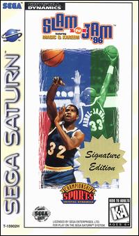 Caratula de Slam 'N Jam '96: featuring Magic & Kareem para Sega Saturn