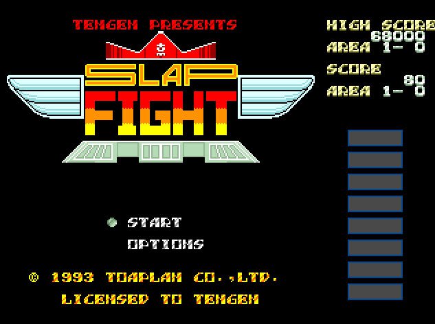 Pantallazo de Slap Fight MD para Sega Megadrive