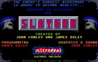 Pantallazo de Slaygon para Atari ST