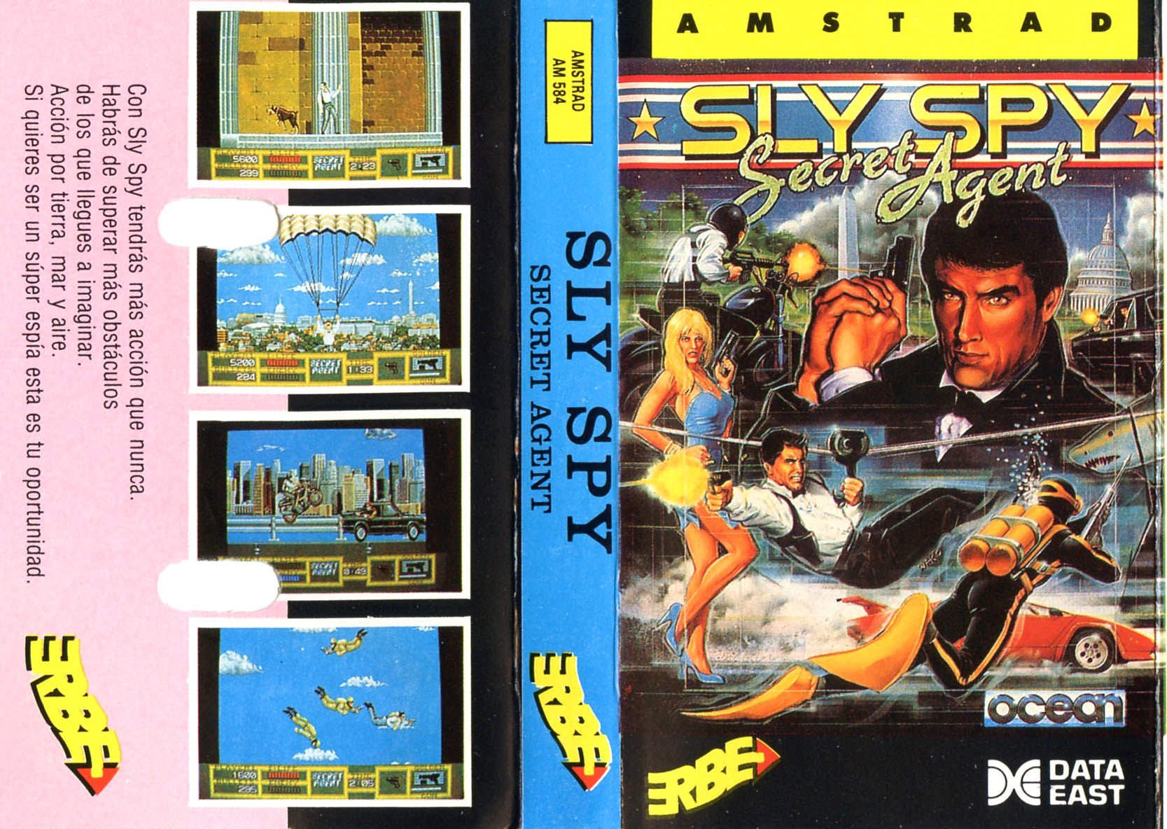 Caratula de Sly Spy: Secret Agent para Amstrad CPC