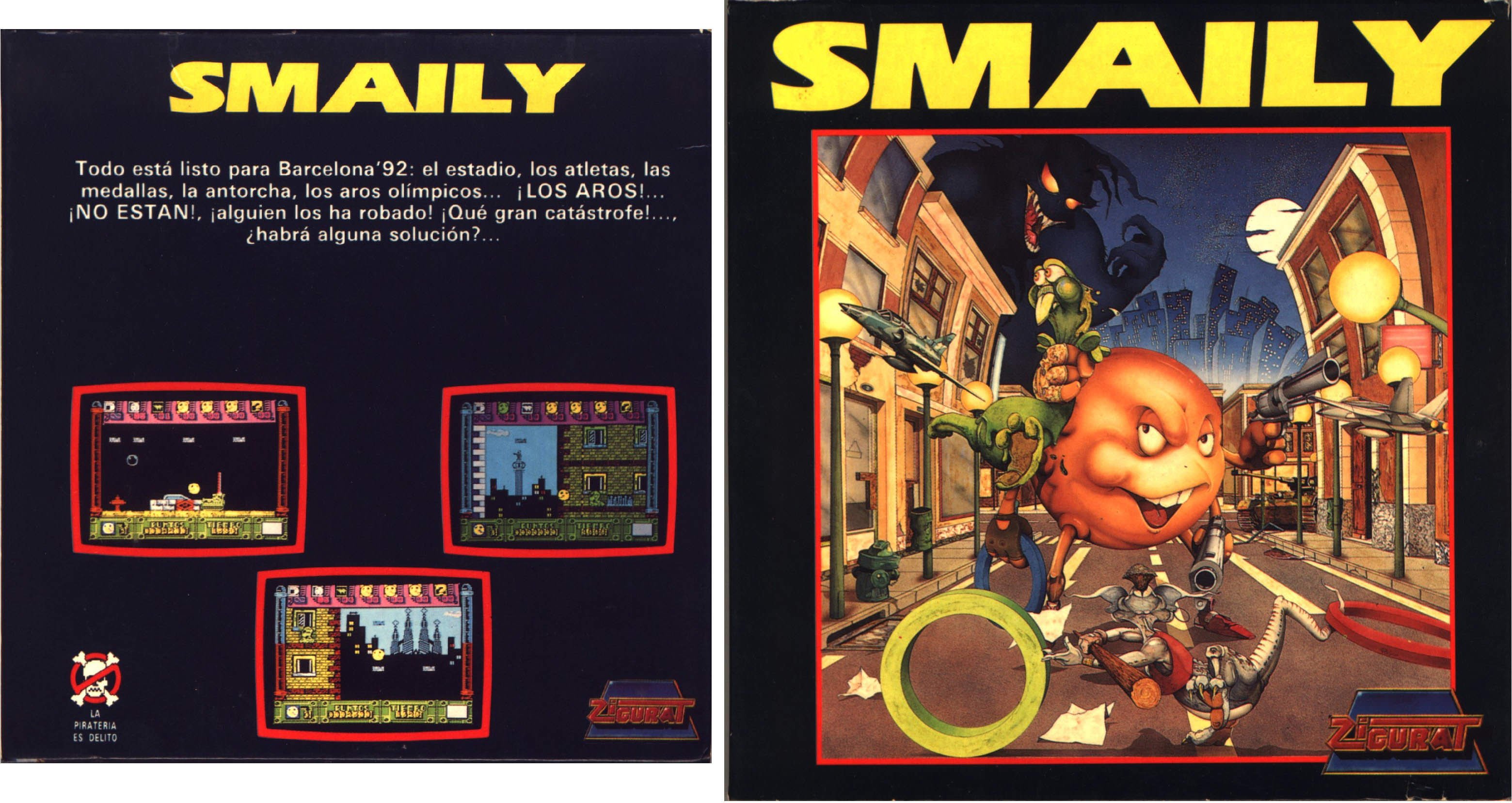 Caratula de Smaily para Amstrad CPC