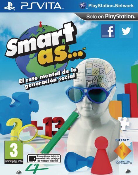 Caratula de Smart As: El Reto Mental de la Generación Social para PS Vita