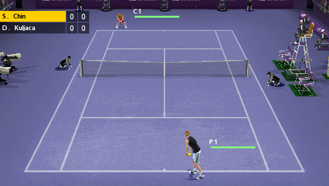 Pantallazo de Smash Court Tennis 3 para PSP