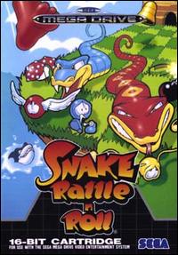 Caratula de Snake Rattle 'N Roll (Europa) para Sega Megadrive