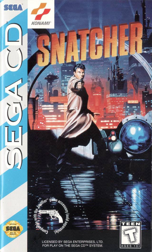 Caratula de Snatcher para Sega CD