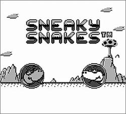 Pantallazo de Sneaky Snakes para Game Boy