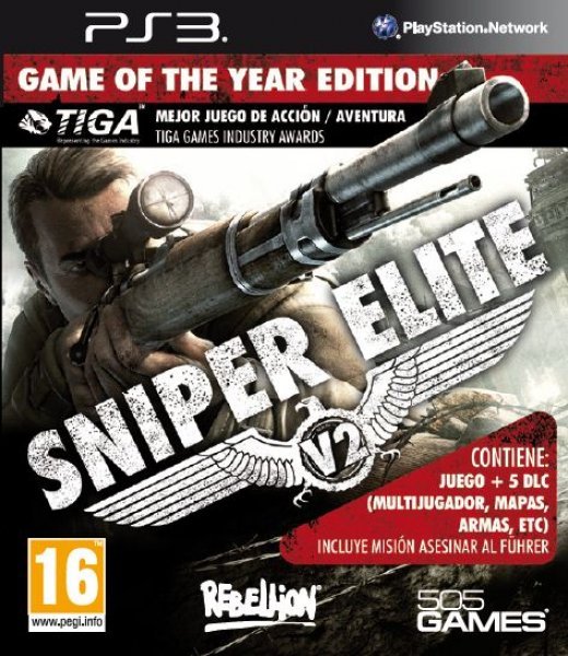 Caratula de Sniper Elite V2 Game of the Year Edition para PlayStation 3