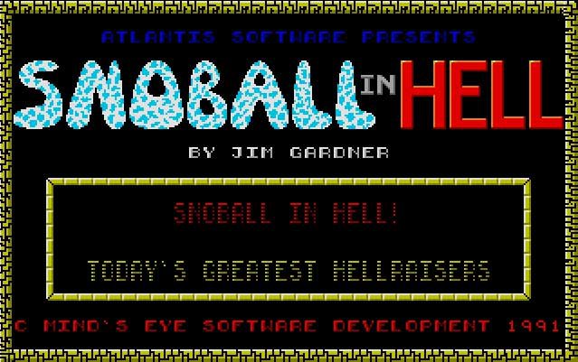 Pantallazo de Snoball in Hell para Atari ST