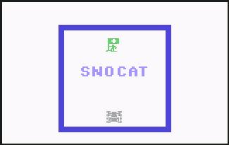 Pantallazo de Snocat para Commodore 64