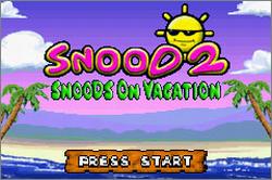 Pantallazo de Snood 2: On Vacation para Game Boy Advance