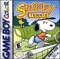 Caratula de Snoopy Tennis para Game Boy Color
