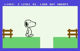 Pantallazo de Snoopy para Commodore 64