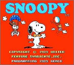 Pantallazo de Snoopy's Silly Sports Spectacular! para Nintendo (NES)