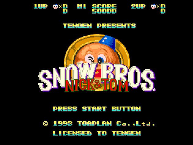 Pantallazo de Snow Bros. Nick & Tom para Sega Megadrive