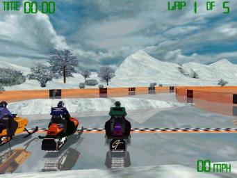 Pantallazo de Snowmobile Racing para PC