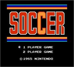 Pantallazo de Soccer para Nintendo (NES)