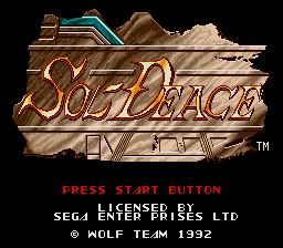 Pantallazo de Sol-Deace para Sega Megadrive