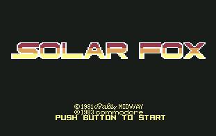 Pantallazo de Solar Fox para Commodore 64