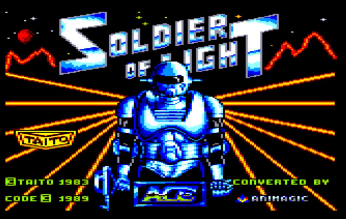 Pantallazo de Soldier of Light para Amstrad CPC
