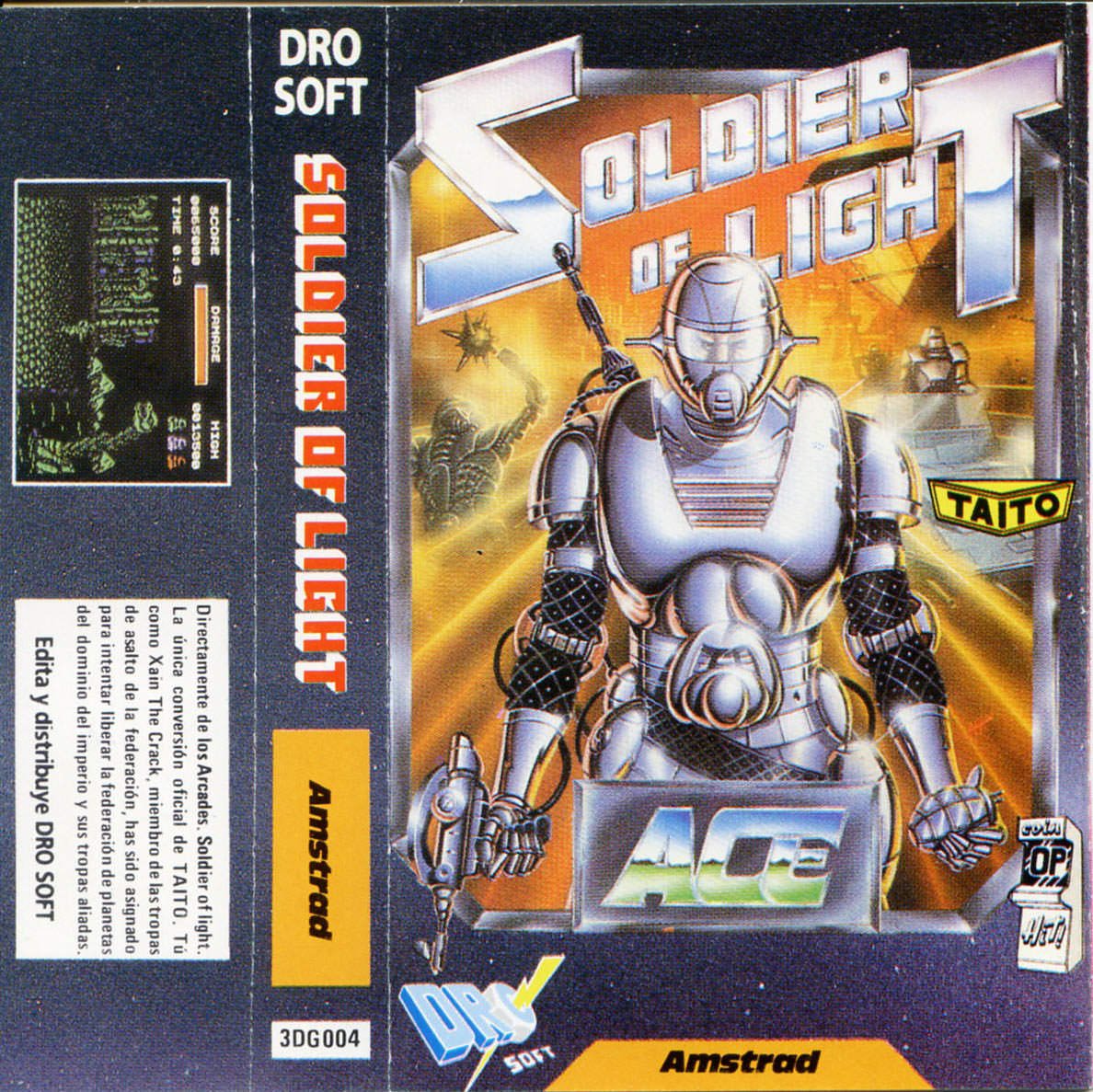 Caratula de Soldier of Light para Amstrad CPC