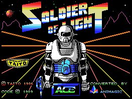 Pantallazo de Soldier of Light para MSX