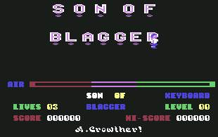 Pantallazo de Son of Blagger para Commodore 64