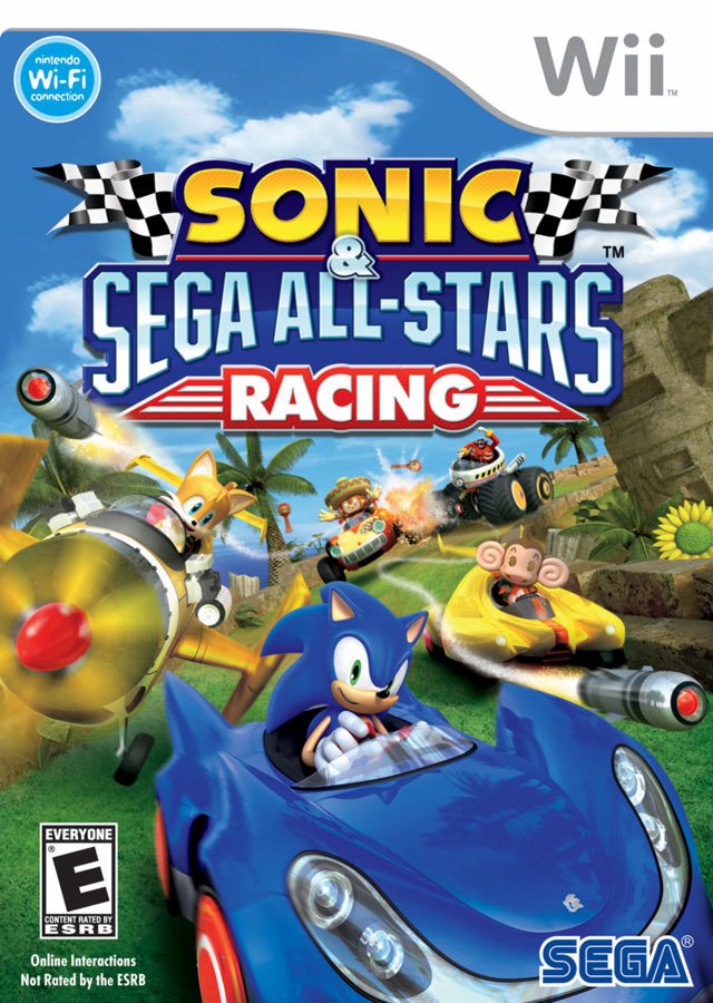 Caratula de Sonic & Sega All-Stars Racing para Wii