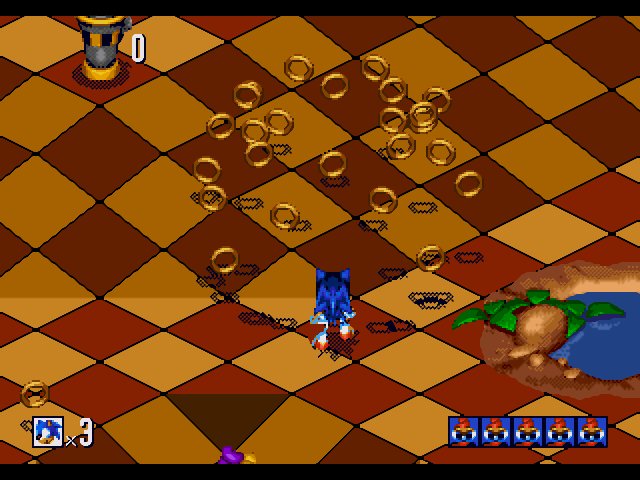 Pantallazo de Sonic 3D Blast para Sega Megadrive