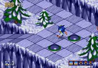 Pantallazo de Sonic 3D Blast para Sega Saturn