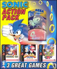 Caratula de Sonic Acción Pack para PC