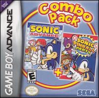 Caratula de Sonic Advance + Sonic Pinball Party Combo Pack para Game Boy Advance