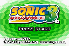 Pantallazo de Sonic Advance 3 para Game Boy Advance