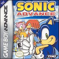 Caratula de Sonic Advance para Game Boy Advance