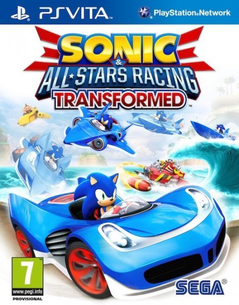 Caratula de Sonic All-stars Racing Transformed para PS Vita