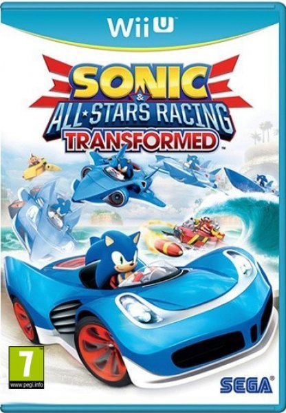 Caratula de Sonic All-stars Racing Transformed para Wii U