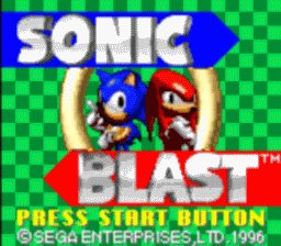 Pantallazo de Sonic Blast para Gamegear