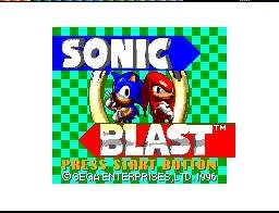 Pantallazo de Sonic Blast para Sega Master System