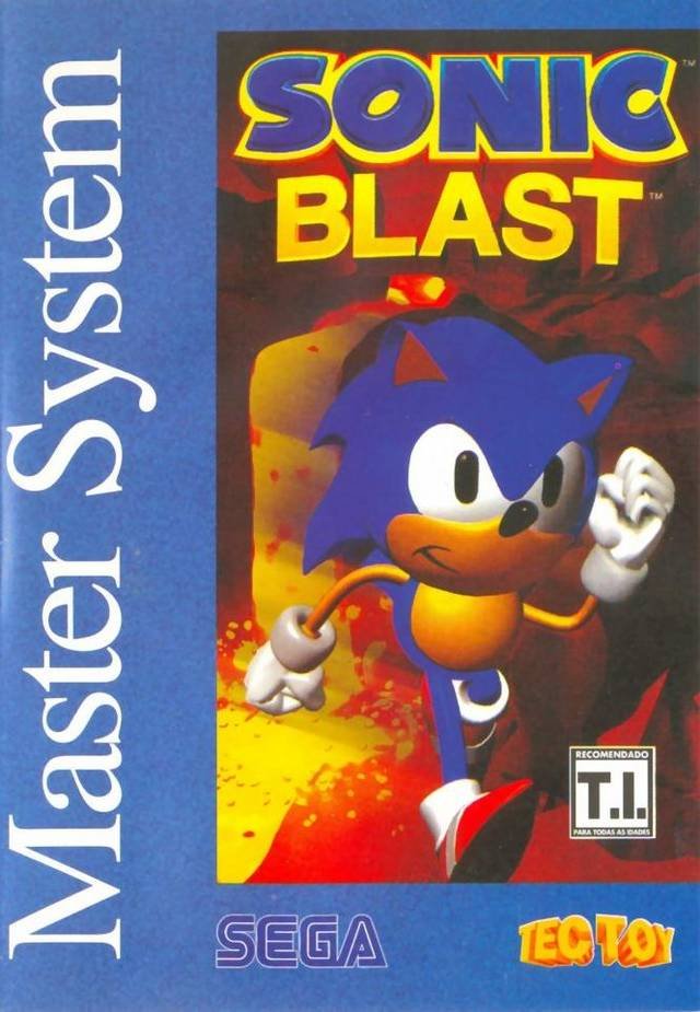 Caratula de Sonic Blast para Sega Master System